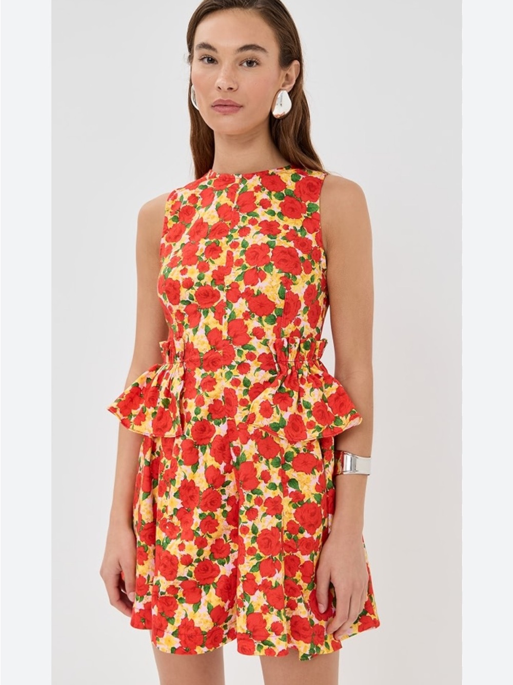 Gabriela Dress Red Rose